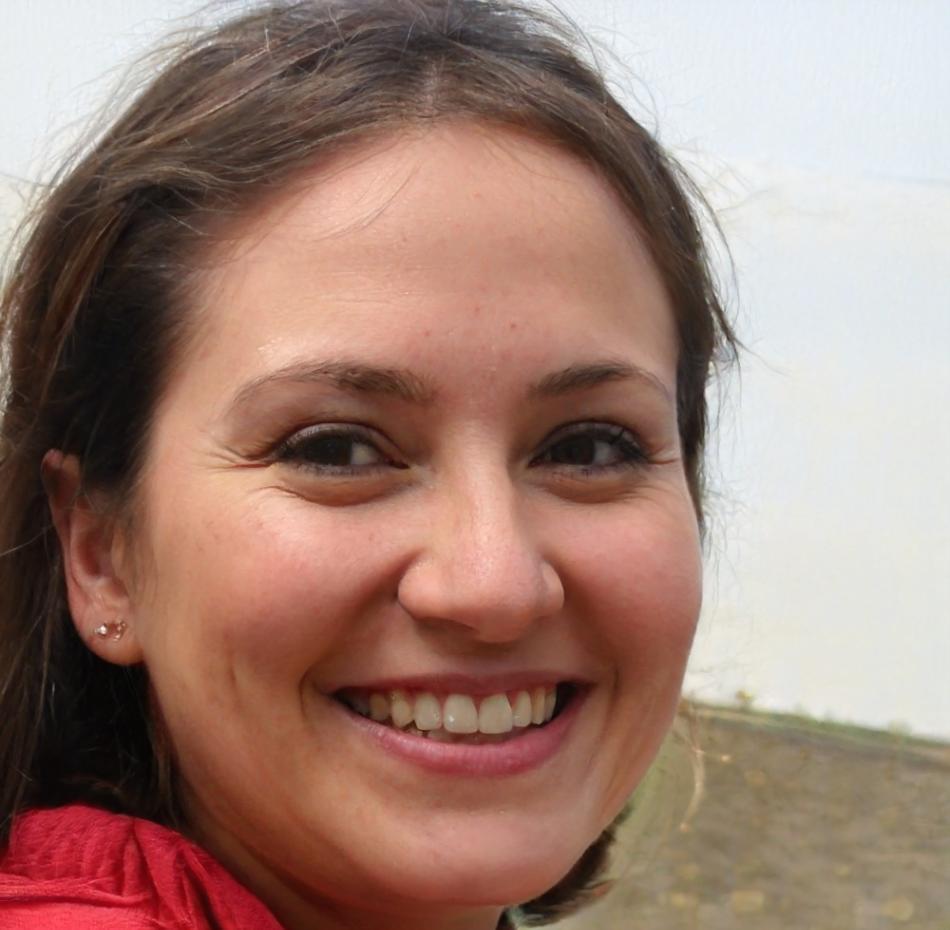 Teilnehmerin bei einer Webinar-Session